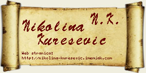 Nikolina Kurešević vizit kartica